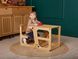 Бестселер | Вежа Монтесорі Лак - дитячий стіл і стілець 2 в 1 Little Mark's Lab. Вежа помічника трансформер із захисною сіткою, дошкою для малювання та тримачем для паперу 105389235 фото 11